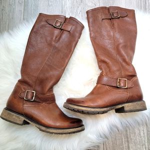 Steve Madden Brown Leather Riding Boots 8.5